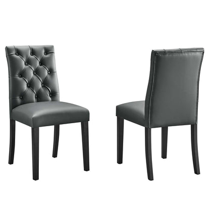 Modway Duchess Dining Chair Vinyl Set of 2 FredCo