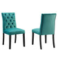 Modway Duchess Performance Velvet Dining Chairs - Set of 2 FredCo