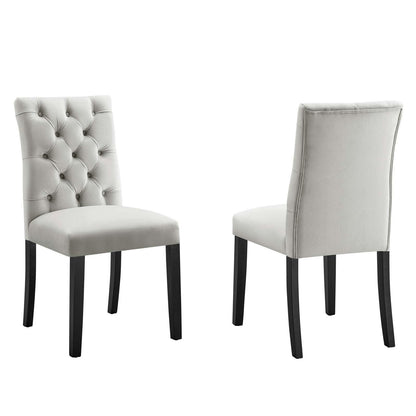 Modway Duchess Performance Velvet Dining Chairs - Set of 2 FredCo