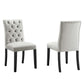 Modway Duchess Performance Velvet Dining Chairs - Set of 2 FredCo