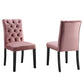 Modway Duchess Performance Velvet Dining Chairs - Set of 2 FredCo