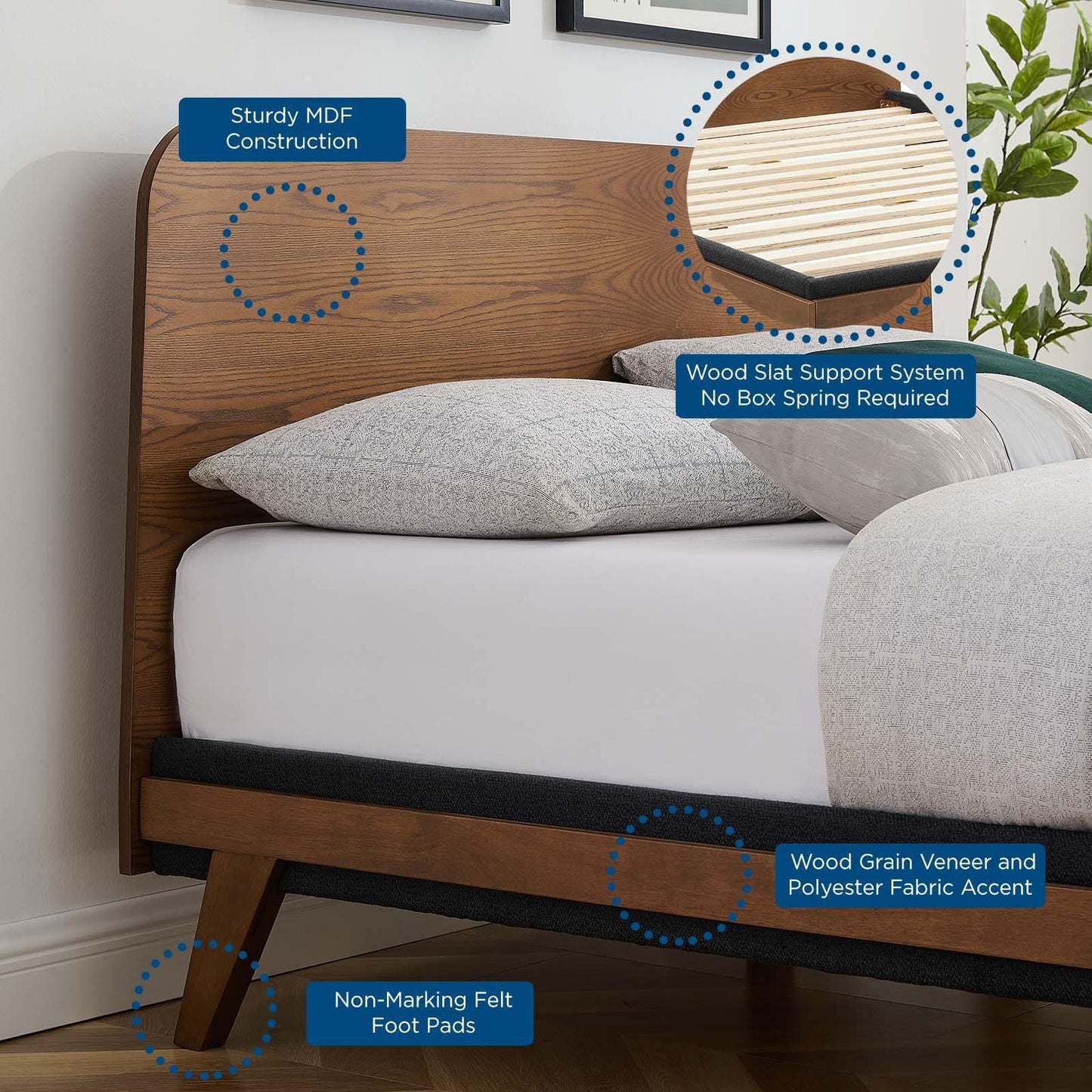 Modway Dylan 3 Piece Queen Bedroom Set FredCo