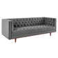 Modway Elation Tufted Performance Velvet Sofa FredCo