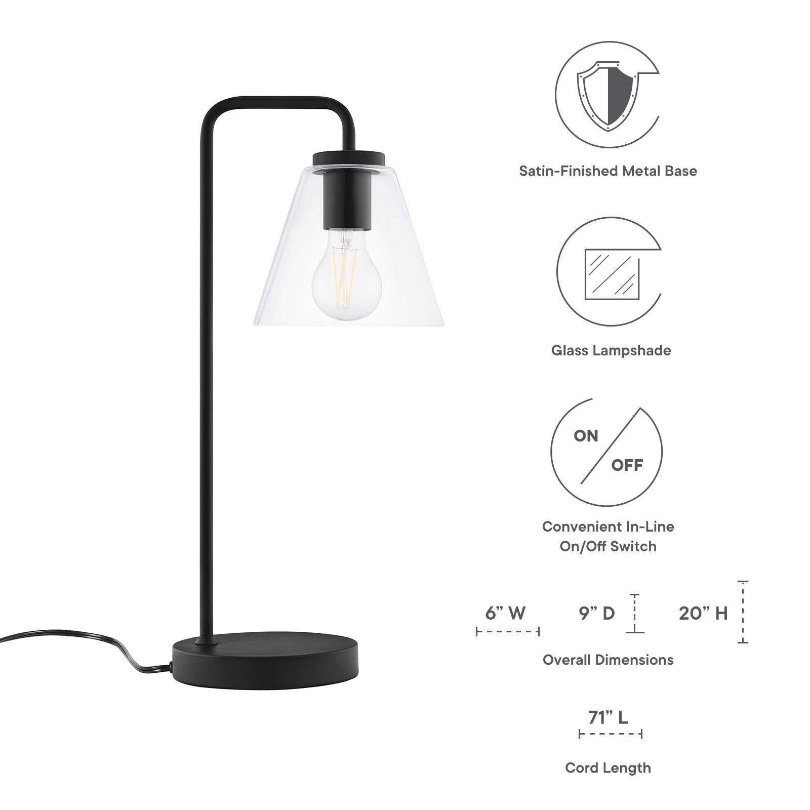 Modway Element Glass Table Lamp FredCo
