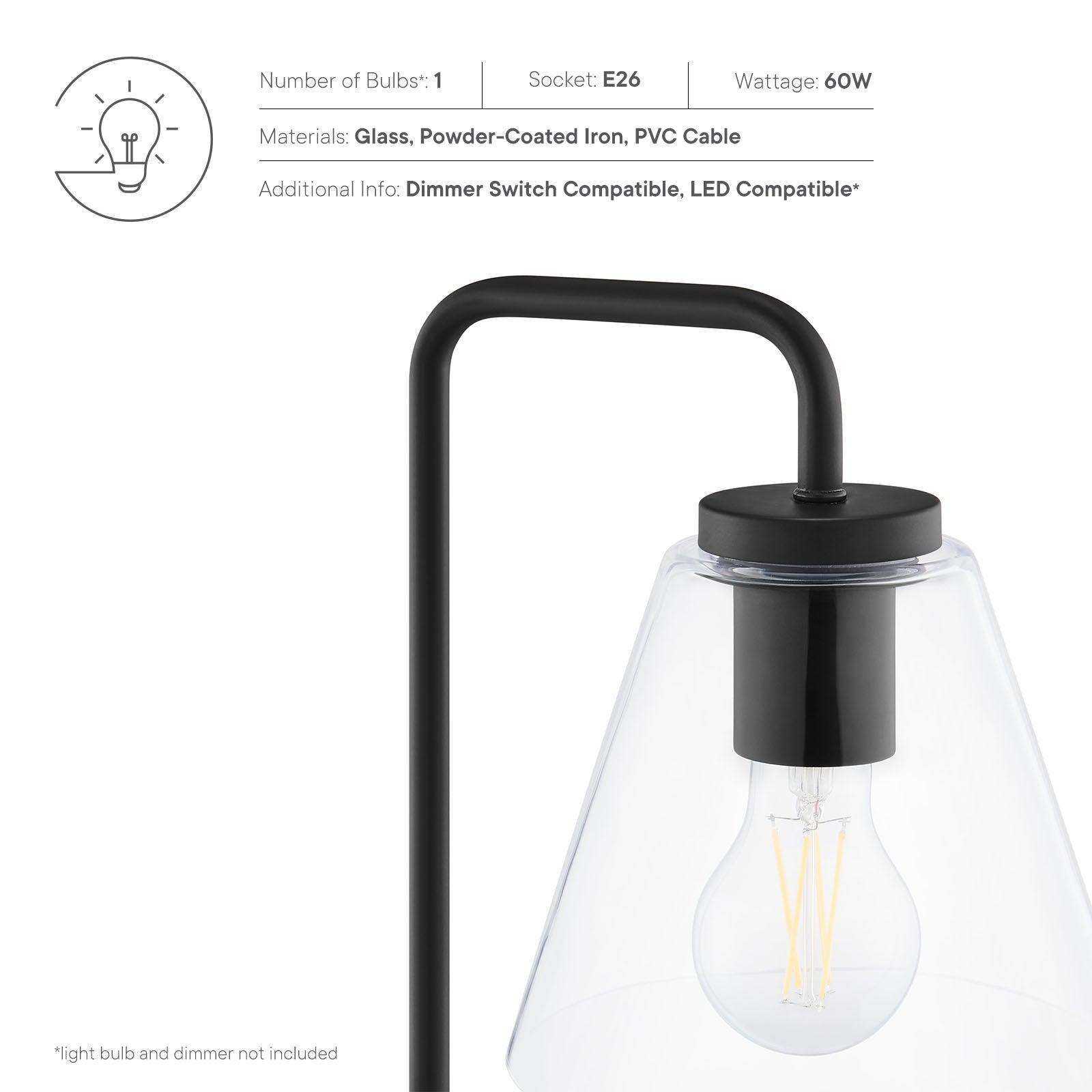 Modway Element Glass Table Lamp FredCo