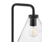 Modway Element Transparent Glass Glass and Metal Floor Lamp FredCo