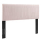 Modway Eloise Channel Tufted Performance Velvet Full/Queen Headboard FredCo
