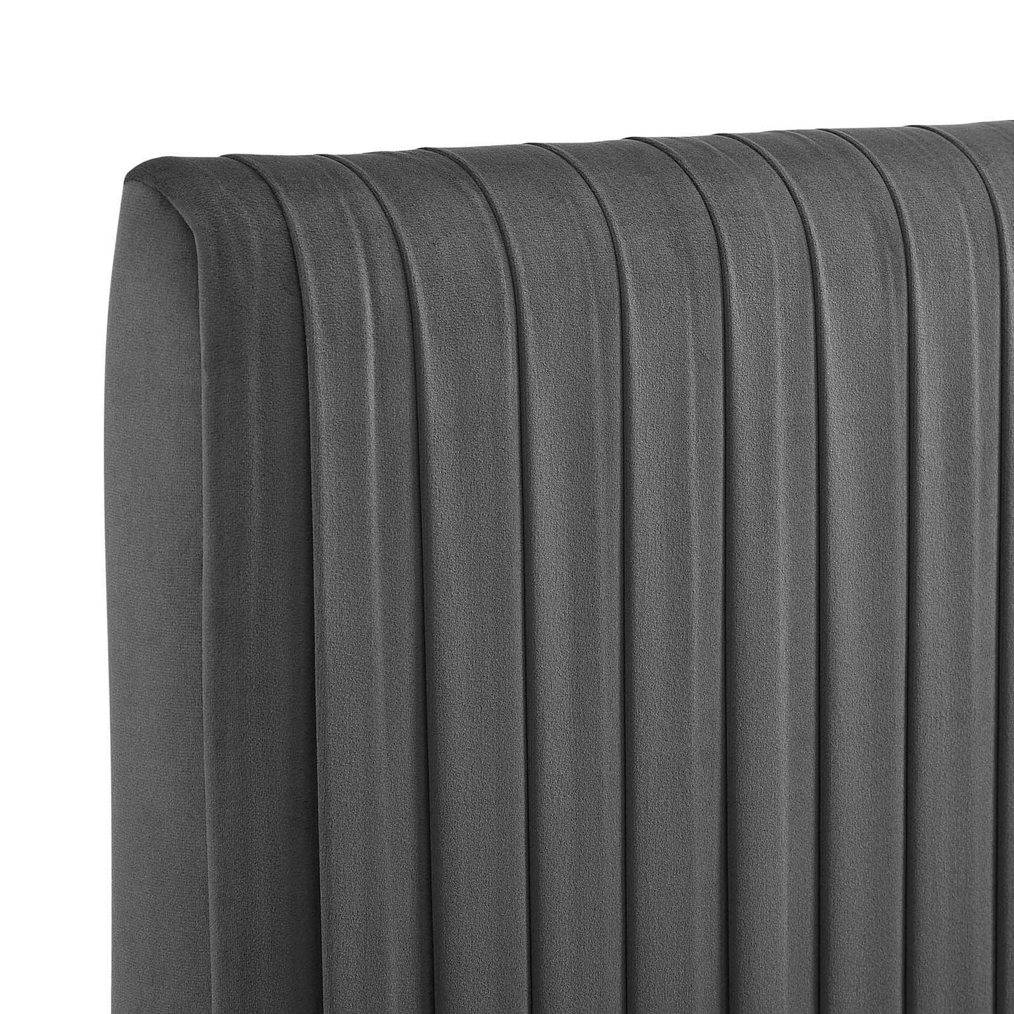 Modway Eloise Channel Tufted Performance Velvet Full/Queen Headboard FredCo