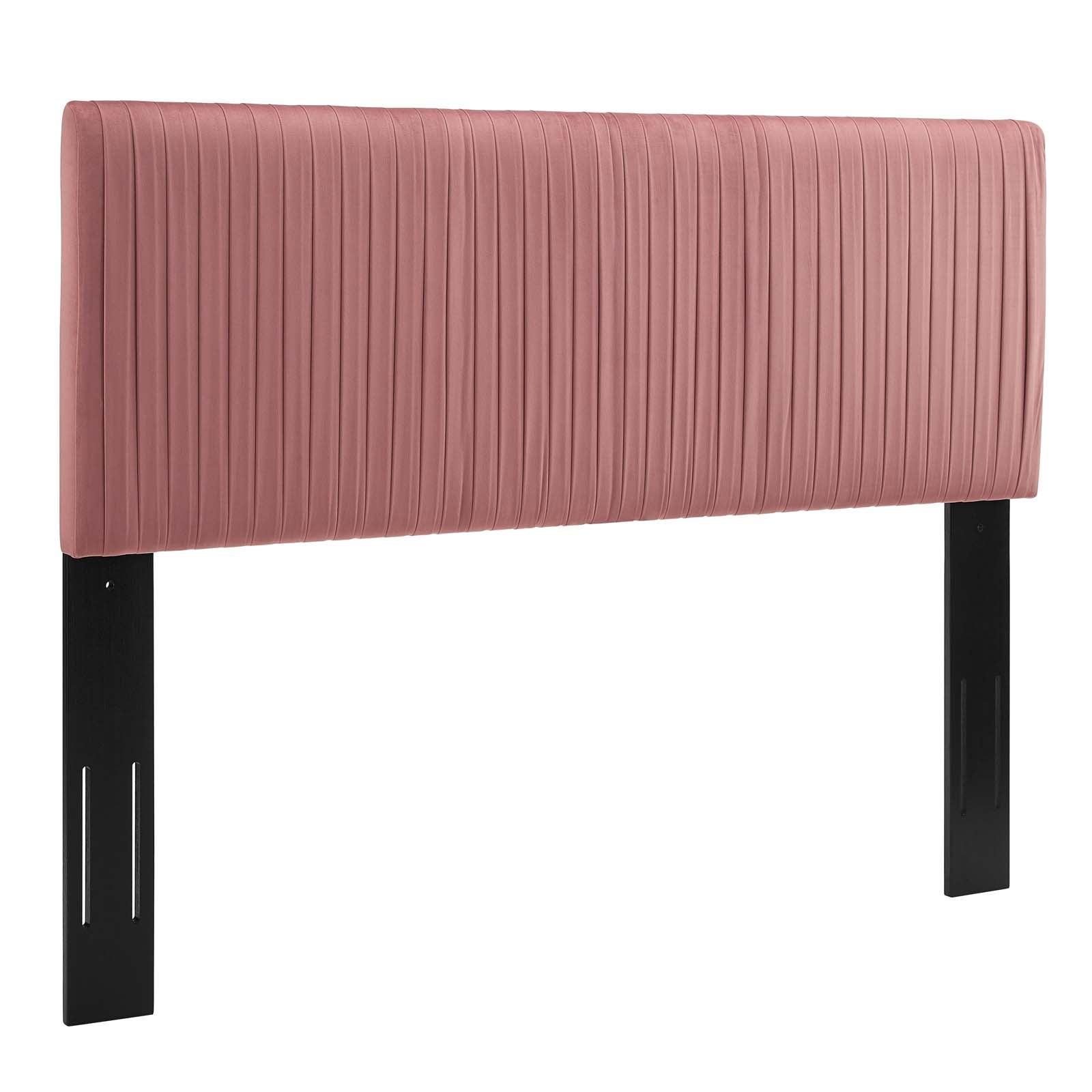 Modway Eloise Channel Tufted Performance Velvet Full/Queen Headboard FredCo