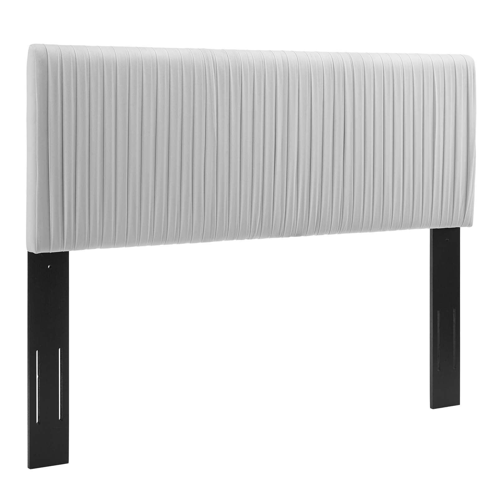 Modway Eloise Channel Tufted Performance Velvet Full/Queen Headboard FredCo