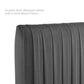 Modway Eloise Channel Tufted Performance Velvet Full/Queen Headboard FredCo