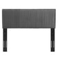 Modway Eloise Channel Tufted Performance Velvet Full/Queen Headboard FredCo