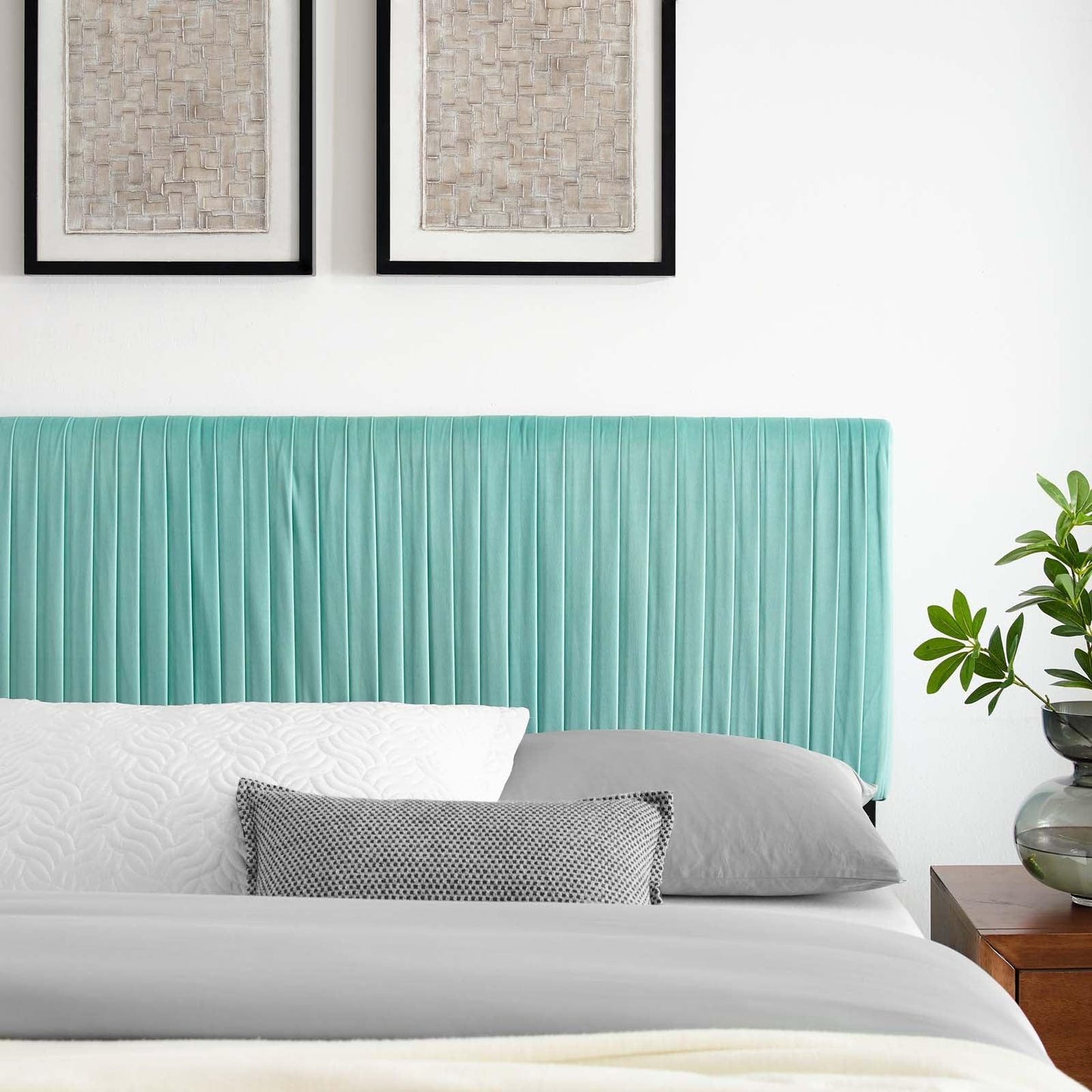Modway Eloise Channel Tufted Performance Velvet King/California King Headboard FredCo