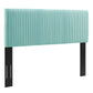 Modway Eloise Channel Tufted Performance Velvet Twin Headboard FredCo