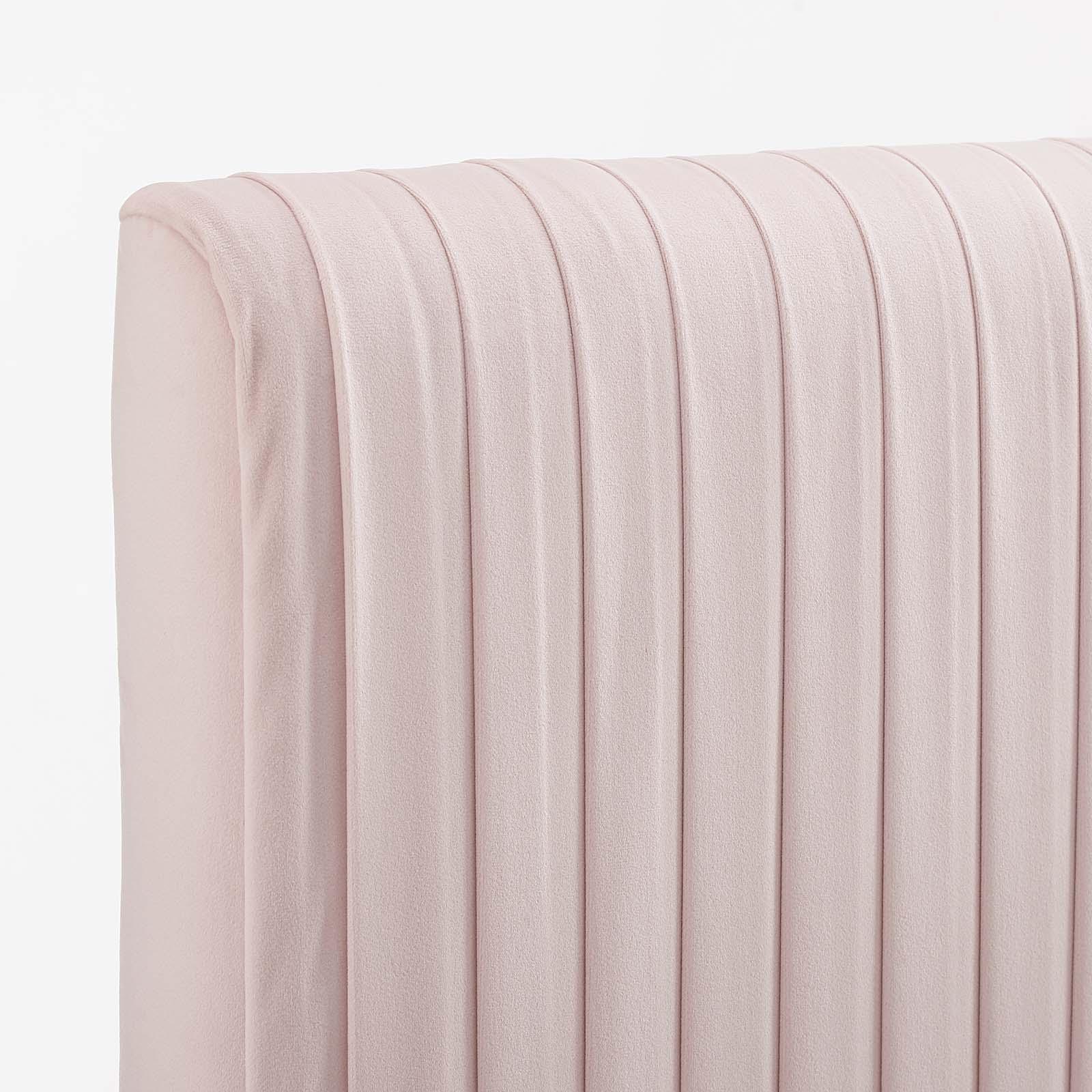 Modway Eloise Channel Tufted Performance Velvet Twin Headboard FredCo