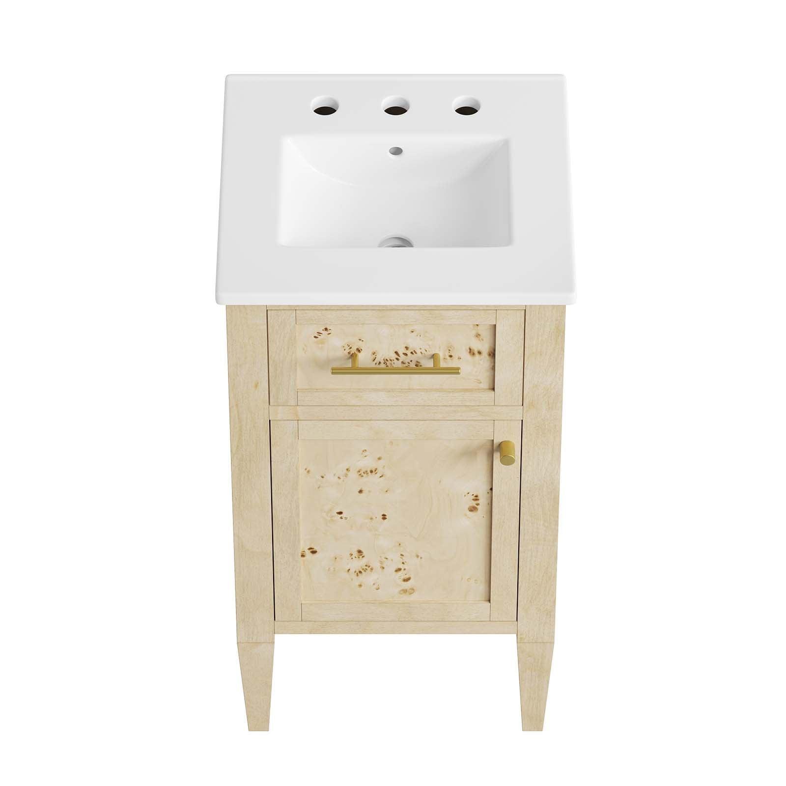 Modway Elysian 18" Wood Bathroom Vanity FredCo