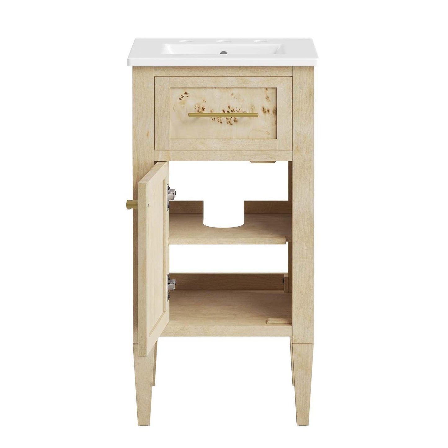 Modway Elysian 18" Wood Bathroom Vanity FredCo