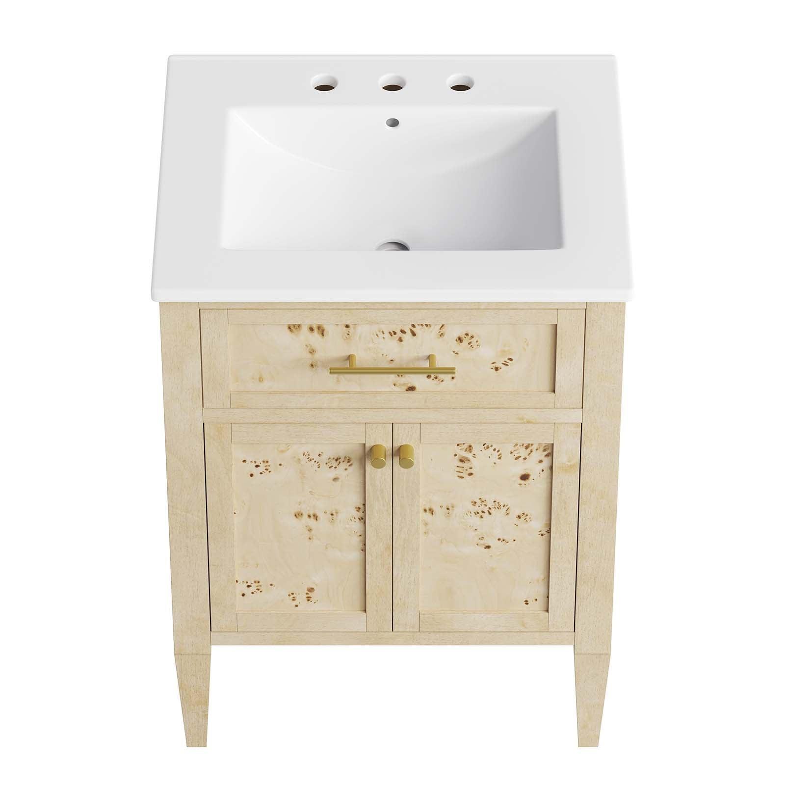 Modway Elysian 24" Wood Bathroom Vanity FredCo