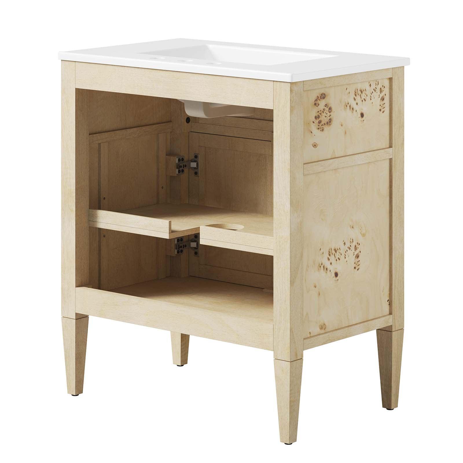 Modway Elysian 30" Wood Bathroom Vanity FredCo