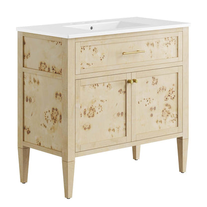 Modway Elysian 36" Wood Bathroom Vanity FredCo