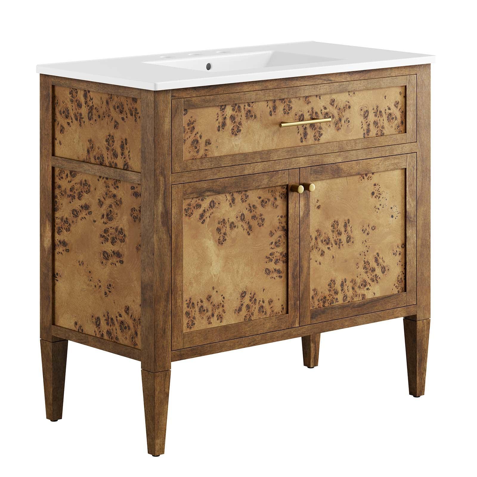 Modway Elysian 36" Wood Bathroom Vanity FredCo