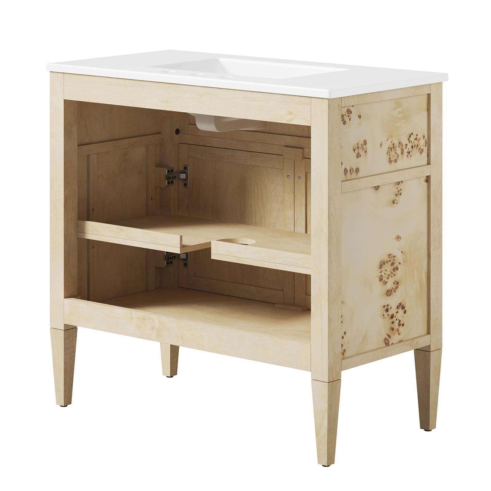 Modway Elysian 36" Wood Bathroom Vanity FredCo