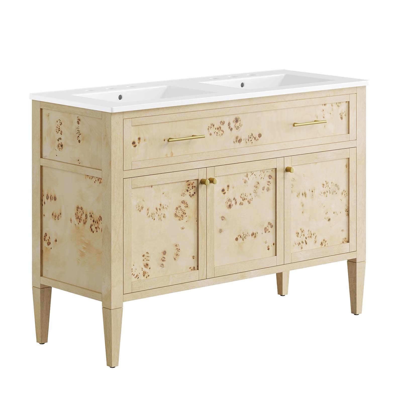 Modway Elysian 48" Double Sink Bathroom Vanity, EEI-6454 FredCo