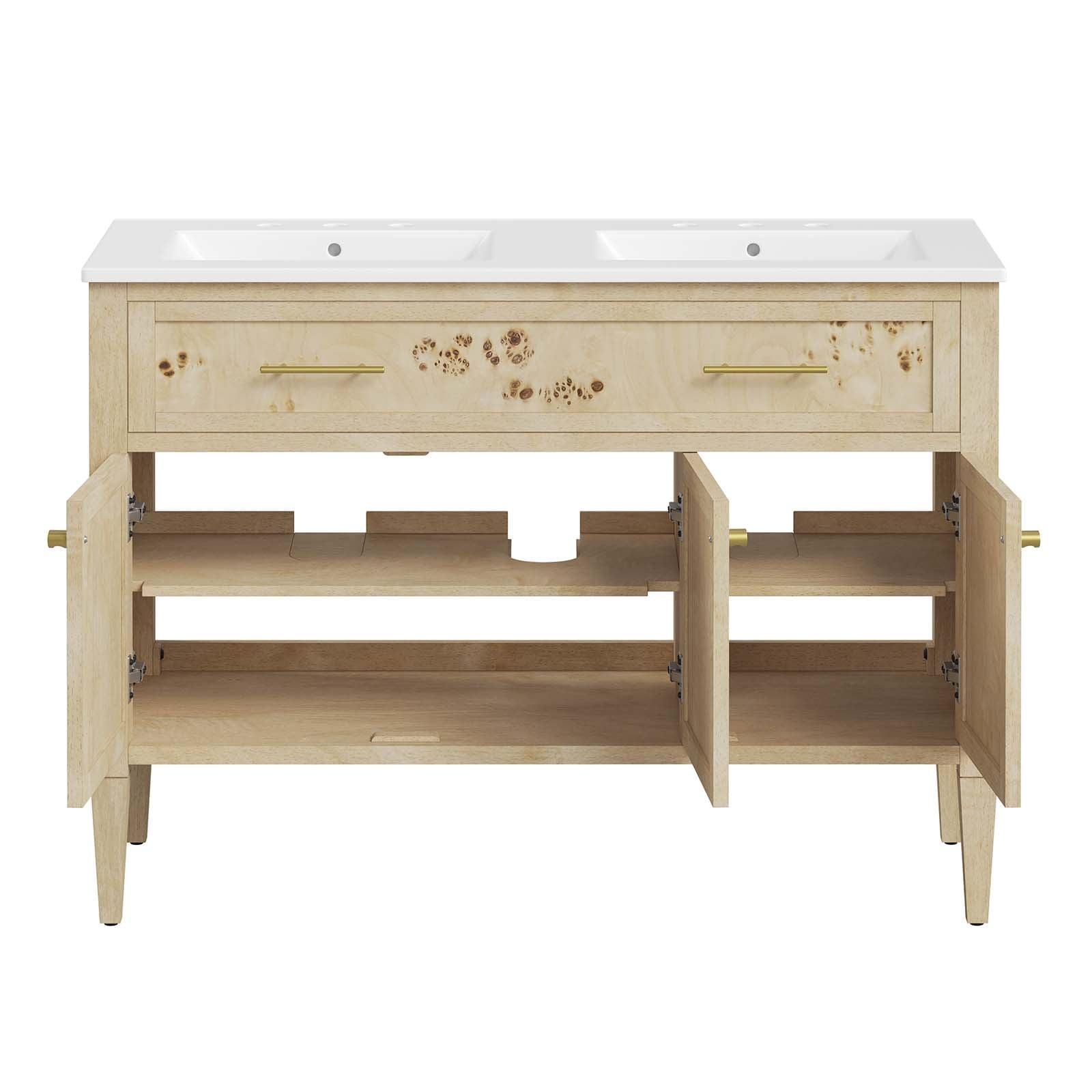 Modway Elysian 48" Double Sink Bathroom Vanity, EEI-6454 FredCo