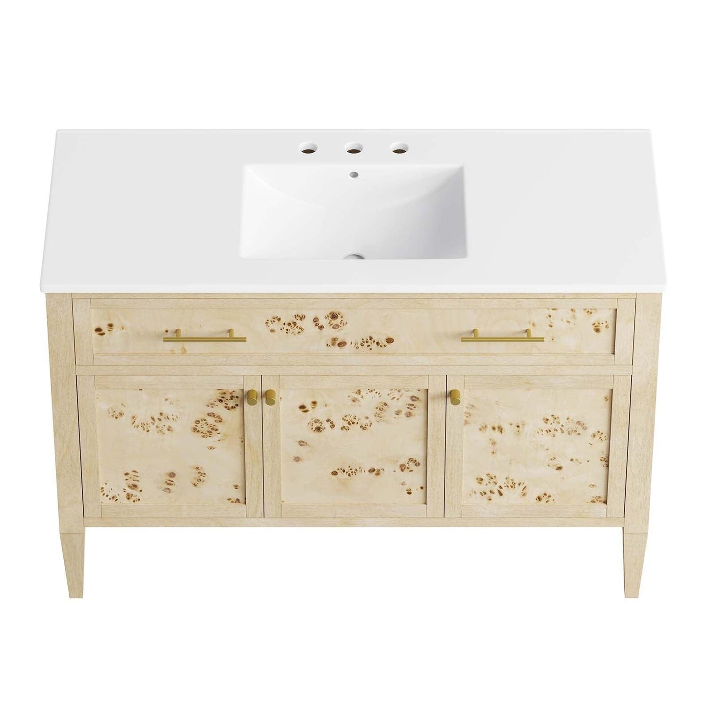 Modway Elysian 48" Wood Single Sink Bathroom Vanity FredCo