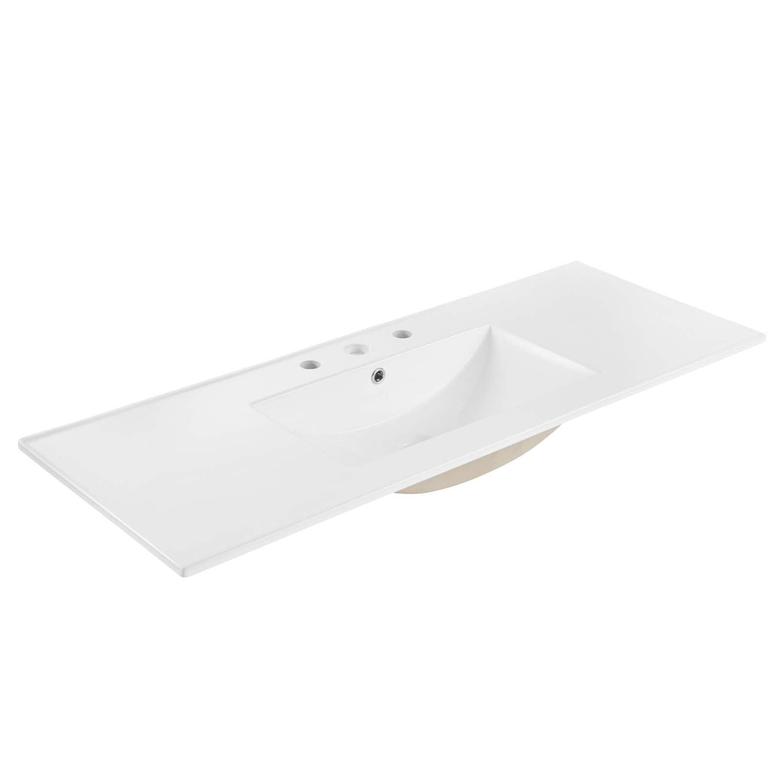 Modway Elysian 48" Wood Single Sink Bathroom Vanity FredCo