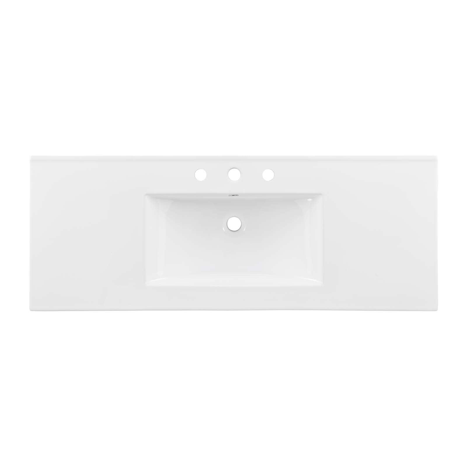 Modway Elysian 48" Wood Single Sink Bathroom Vanity FredCo