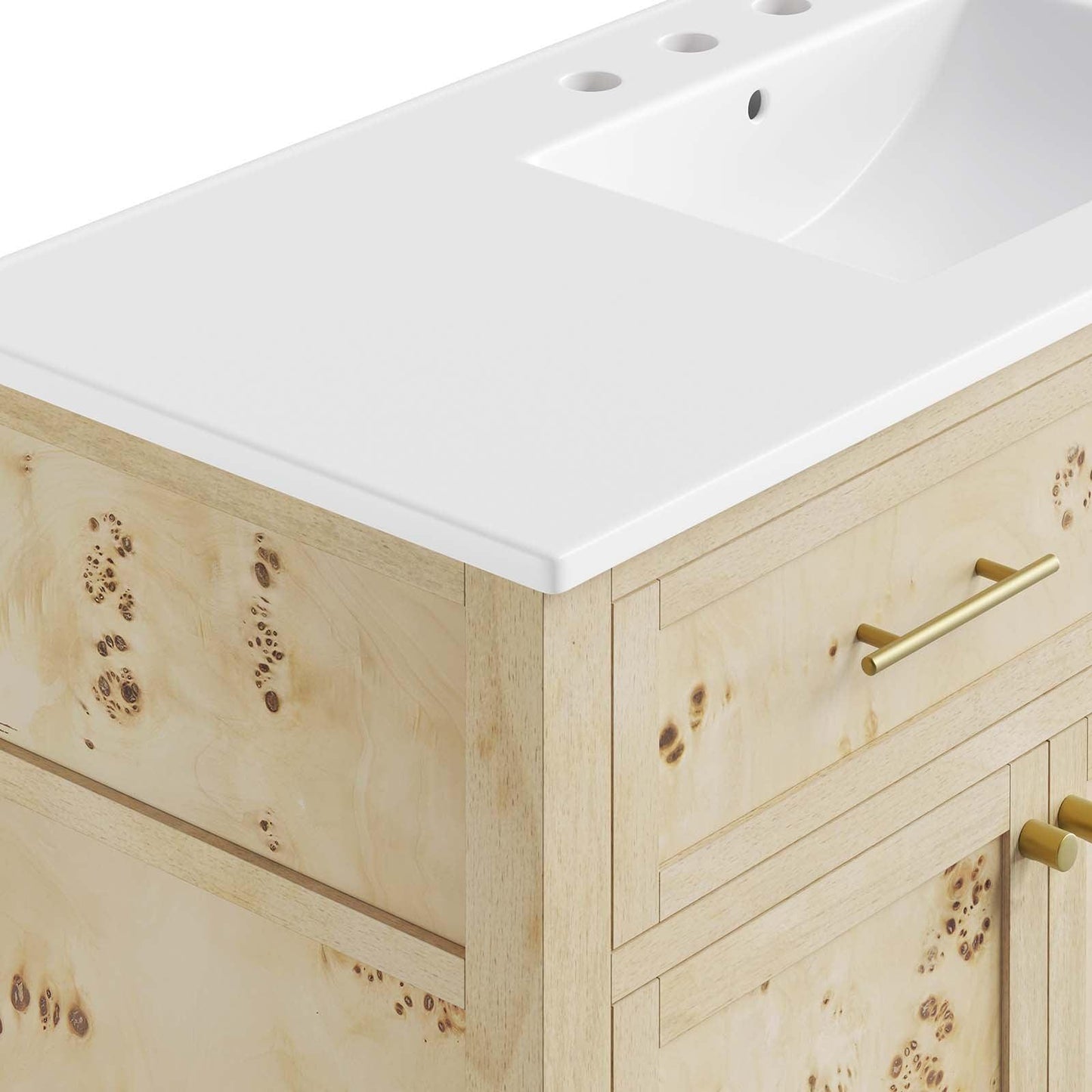 Modway Elysian 48" Wood Single Sink Bathroom Vanity FredCo