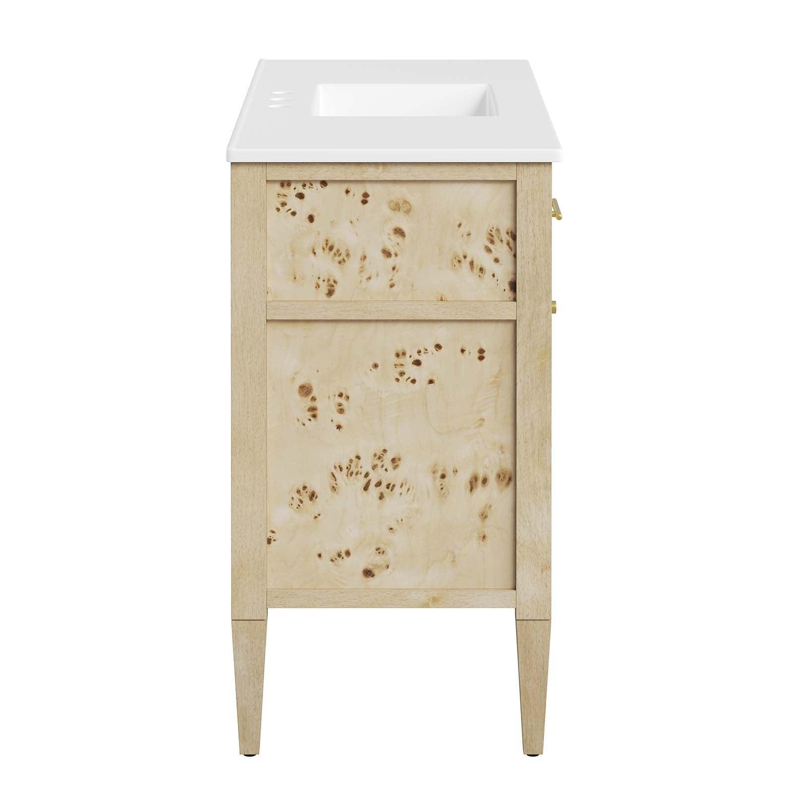 Modway Elysian 48" Wood Single Sink Bathroom Vanity FredCo
