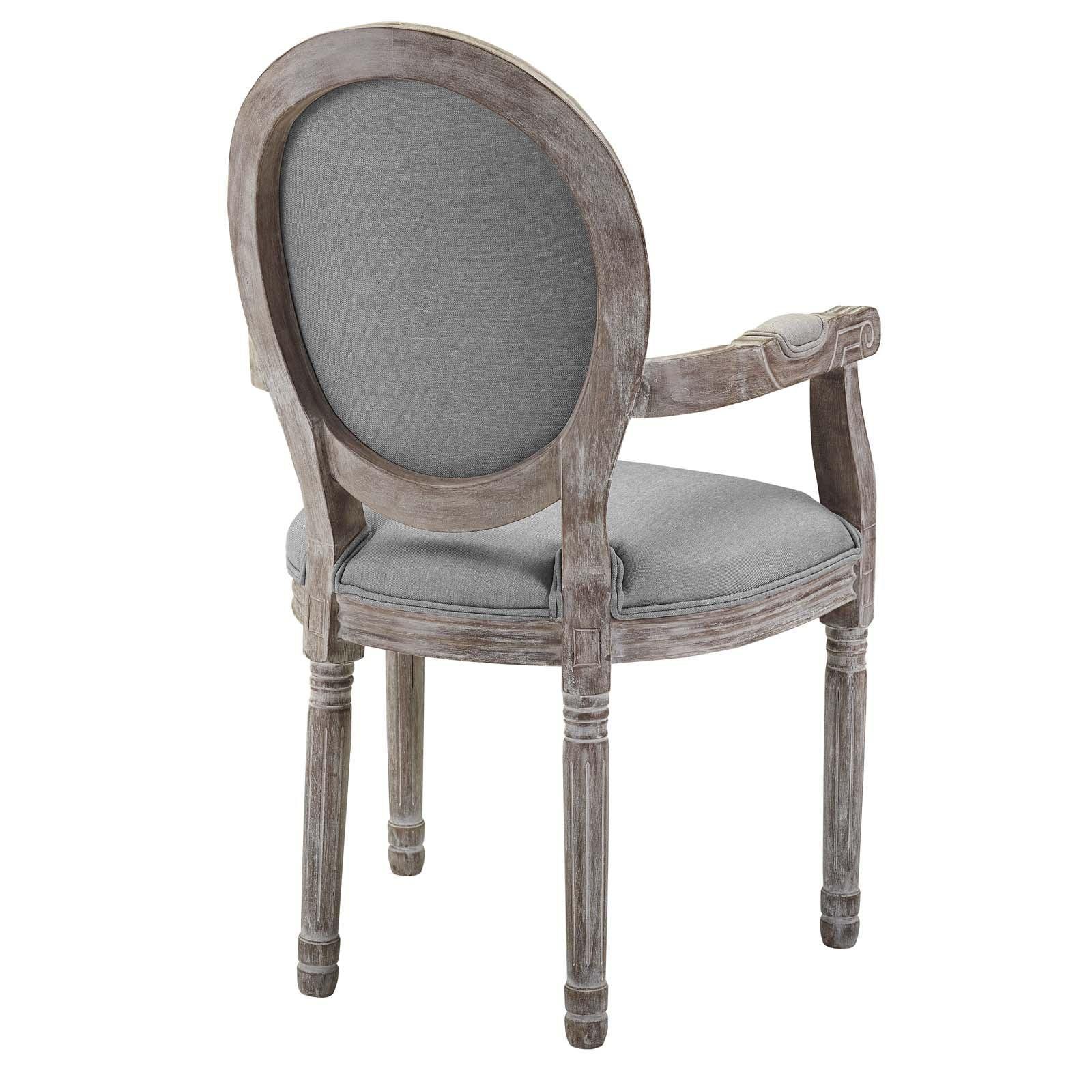 Modway Emanate Dining Armchair Upholstered Fabric Set of 2 FredCo