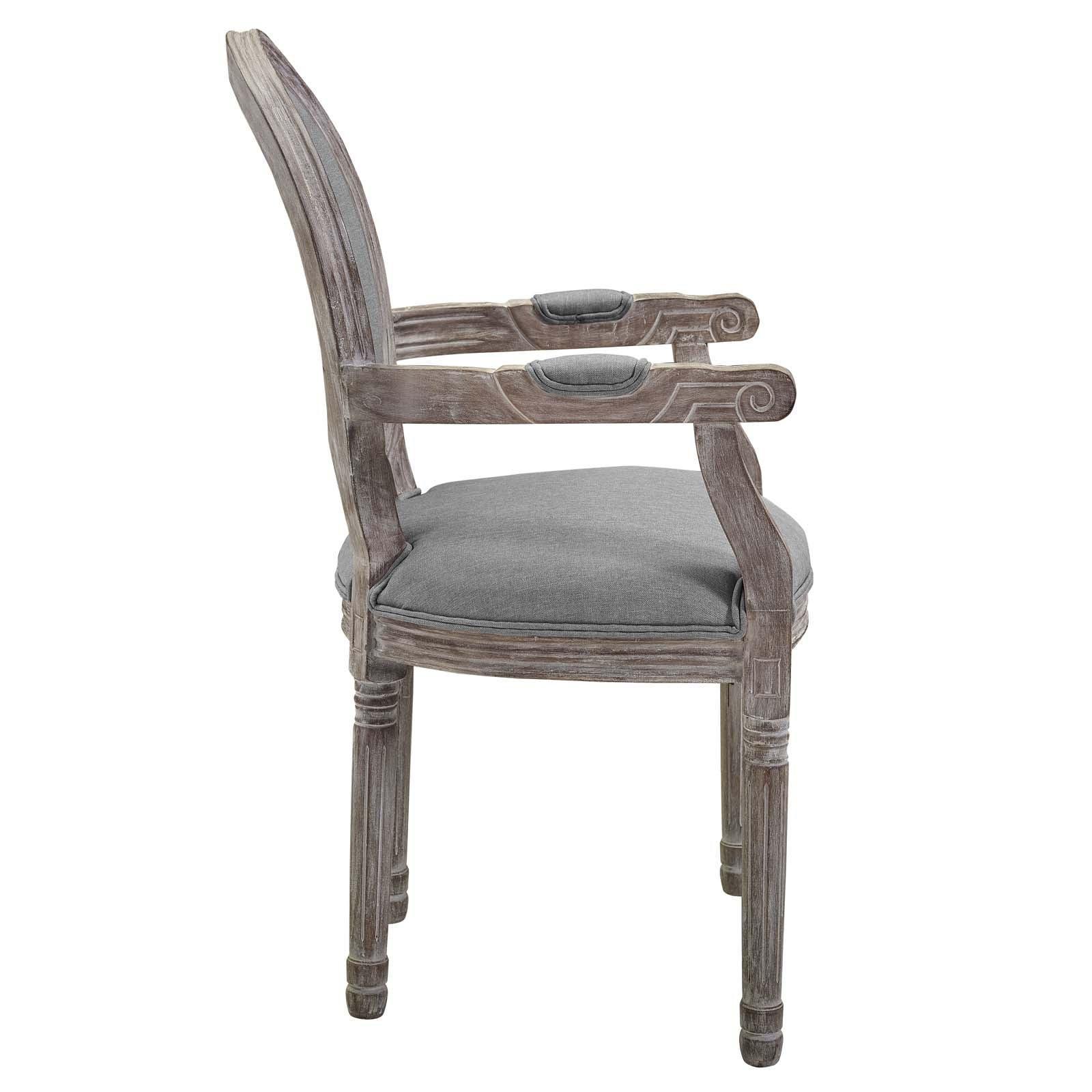 Modway Emanate Dining Armchair Upholstered Fabric Set of 2 FredCo