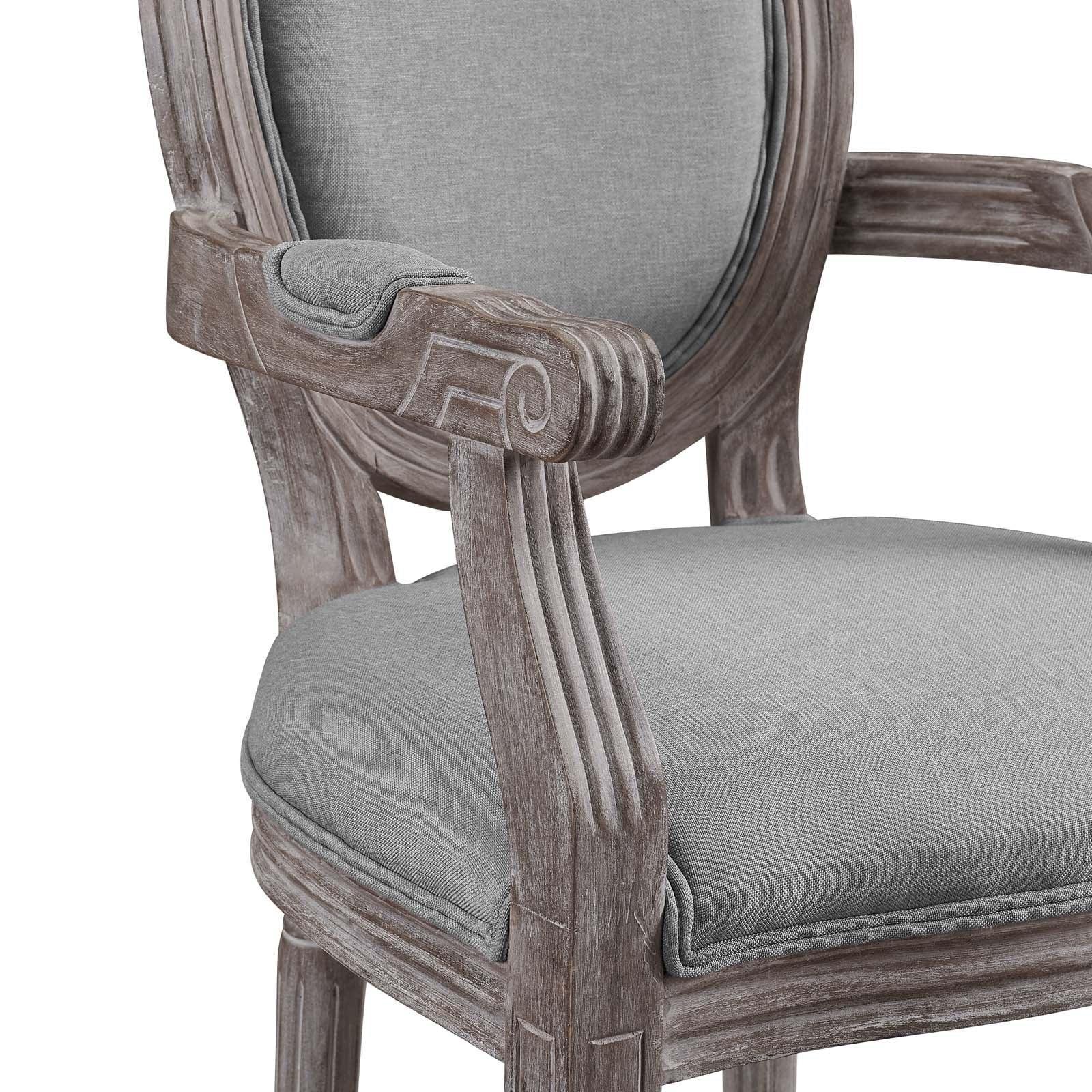 Modway Emanate Dining Armchair Upholstered Fabric Set of 2 FredCo