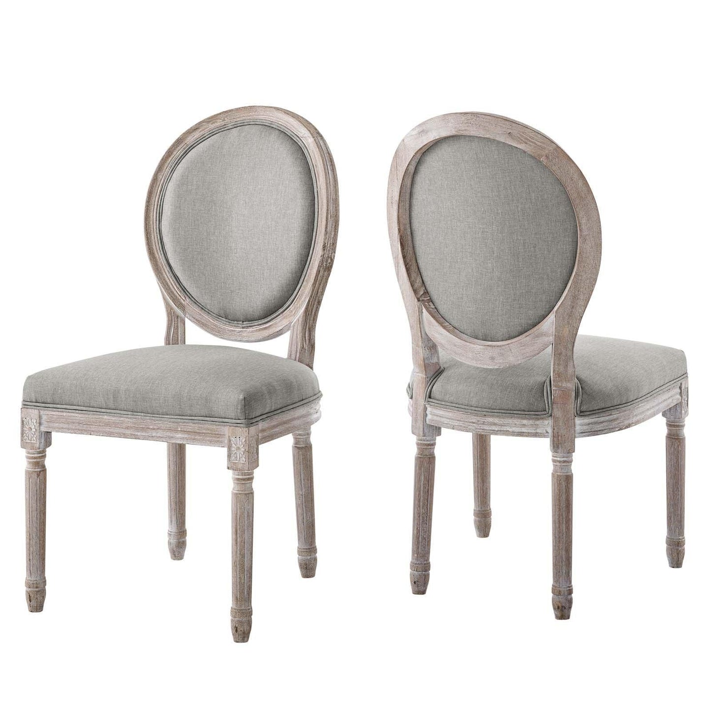 Modway Emanate Dining Side Chair Upholstered Fabric Set of 2 FredCo