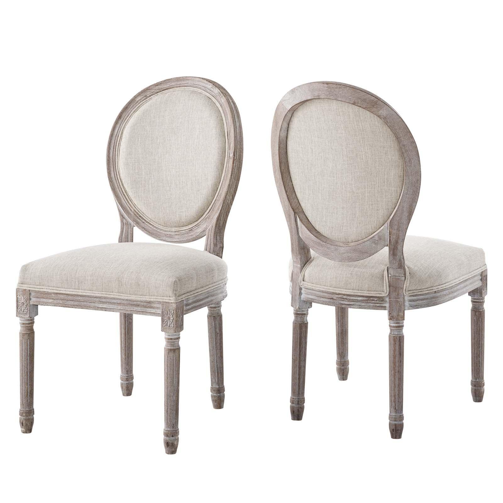 Modway Emanate Dining Side Chair Upholstered Fabric Set of 2 FredCo