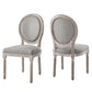 Modway Emanate Dining Side Chair Upholstered Fabric Set of 2 FredCo