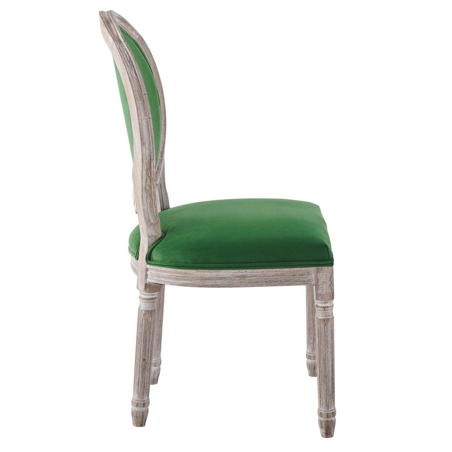 Modway Emanate Vintage French Performance Velvet Dining Side Chair FredCo