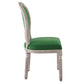 Modway Emanate Vintage French Performance Velvet Dining Side Chair FredCo