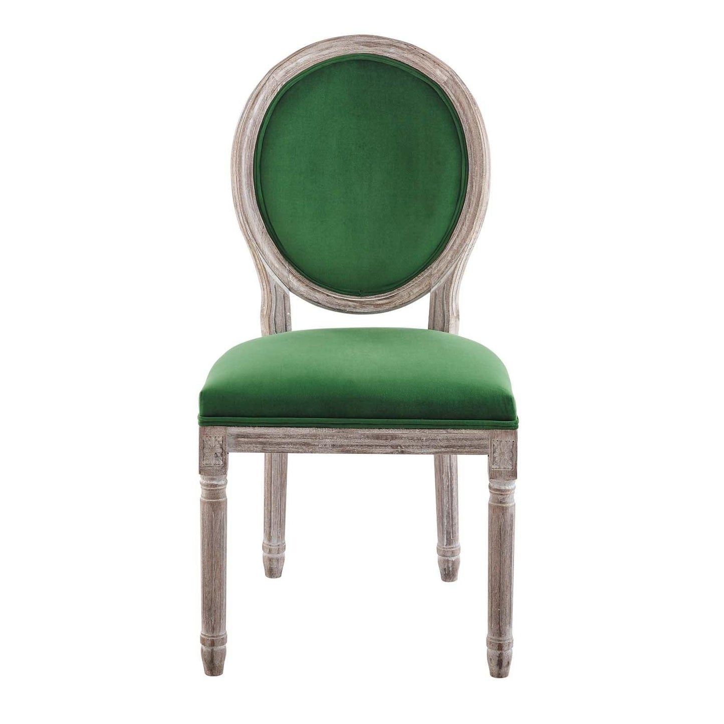 Modway Emanate Vintage French Performance Velvet Dining Side Chair FredCo