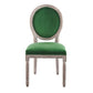 Modway Emanate Vintage French Performance Velvet Dining Side Chair FredCo
