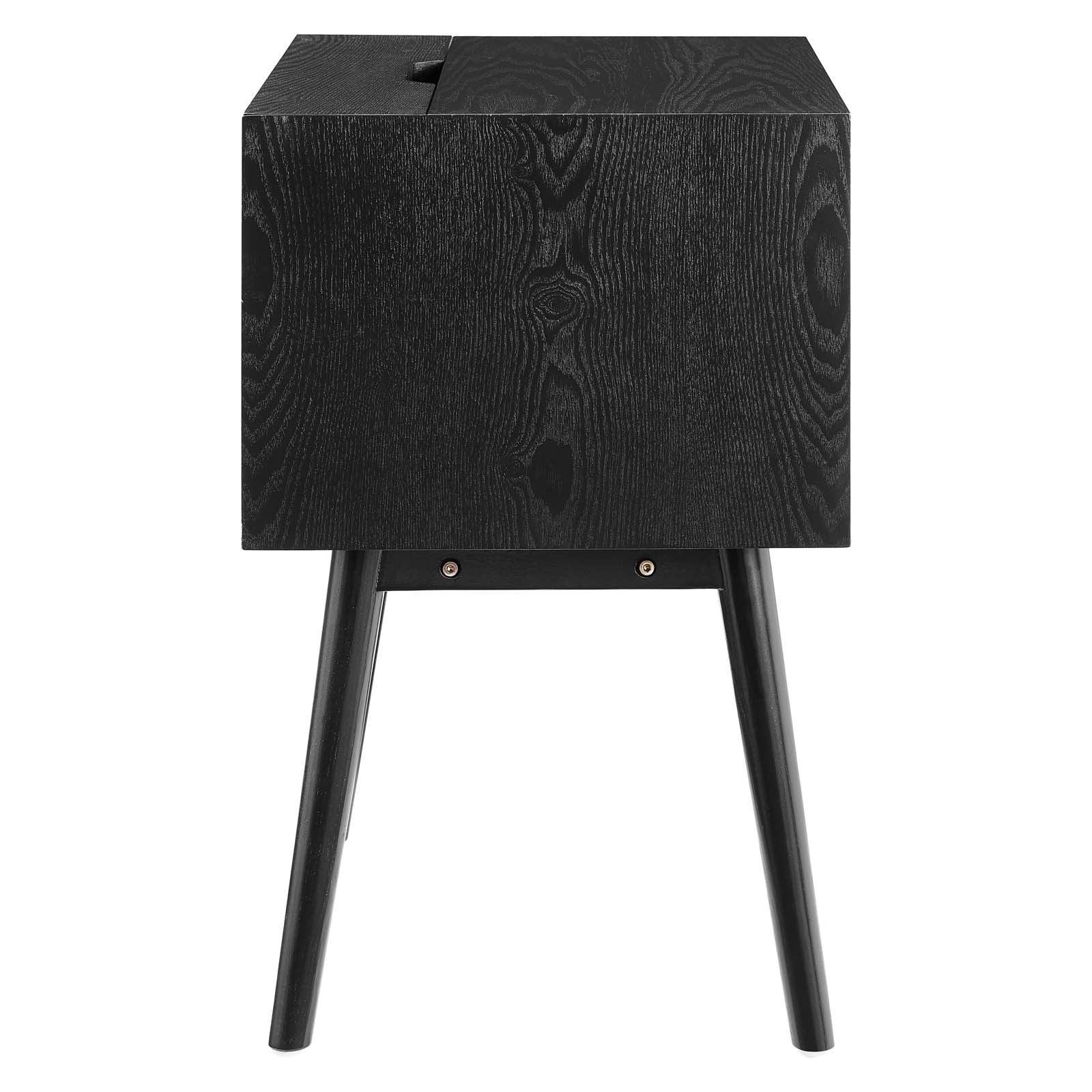Modway Ember Wood Nightstand With USB Ports FredCo