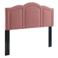 Modway Emerson Performance Velvet Queen Platform Bed FredCo