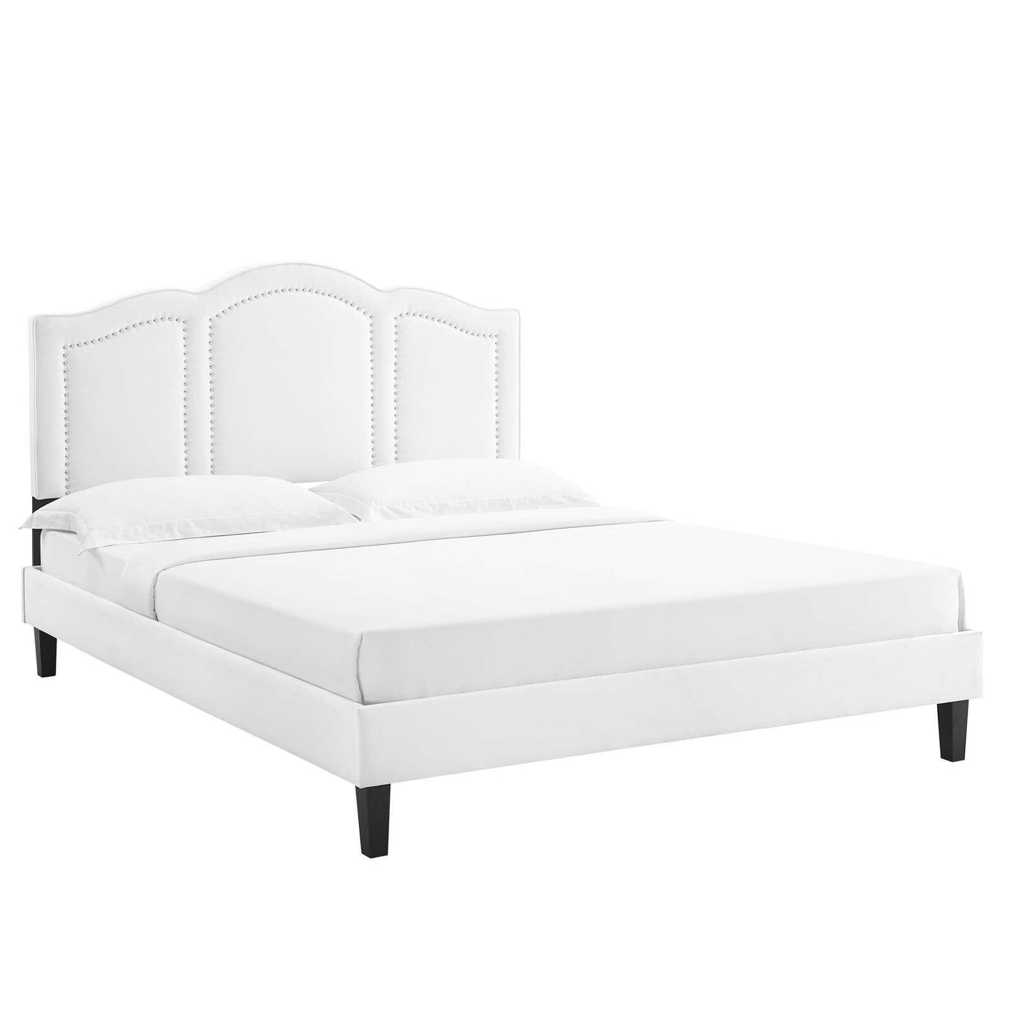 Modway Emerson Performance Velvet Queen Platform Bed FredCo