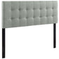 Modway Emily King Upholstered Fabric Headboard FredCo