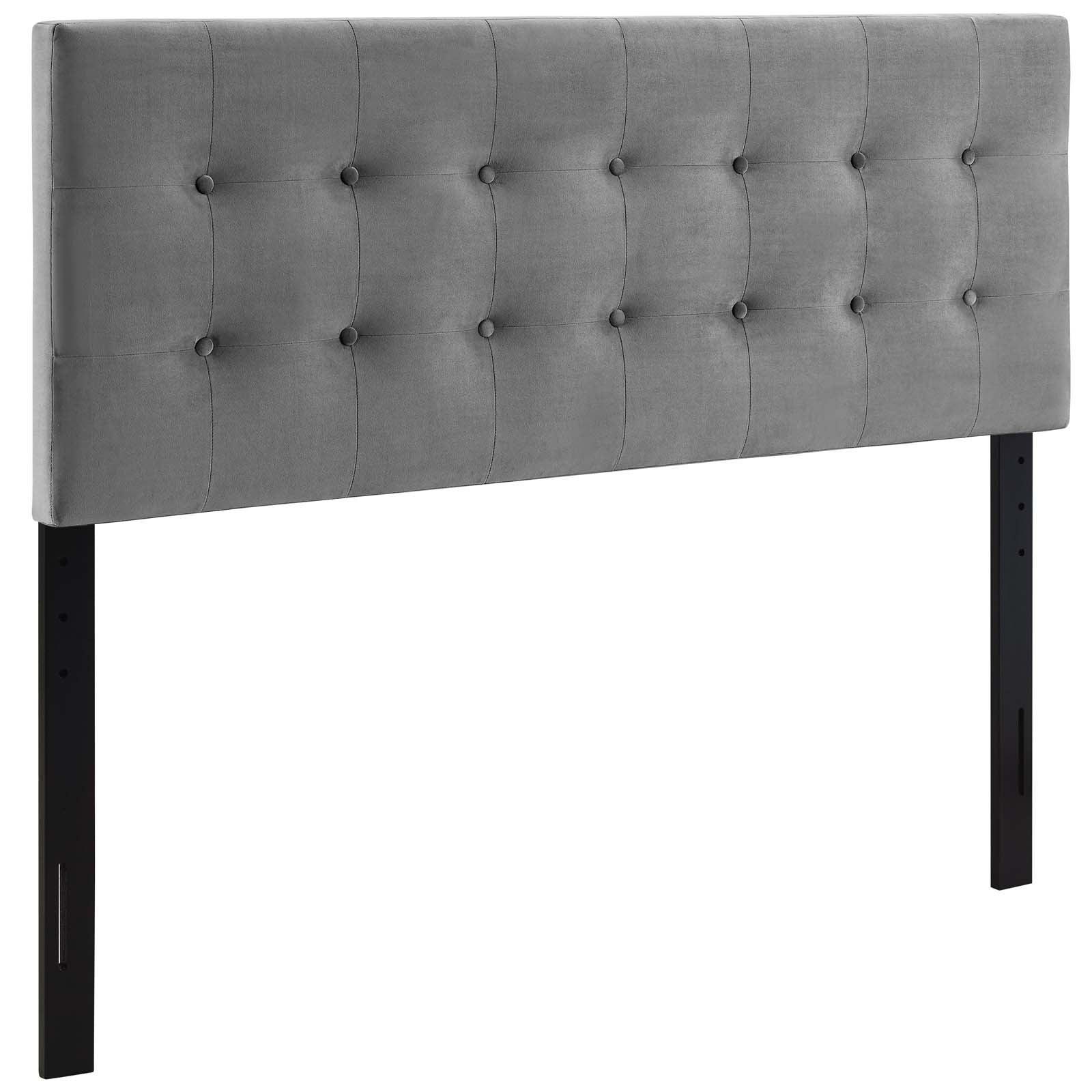 Modway Emily Queen Biscuit Tufted Performance Velvet Headboard FredCo
