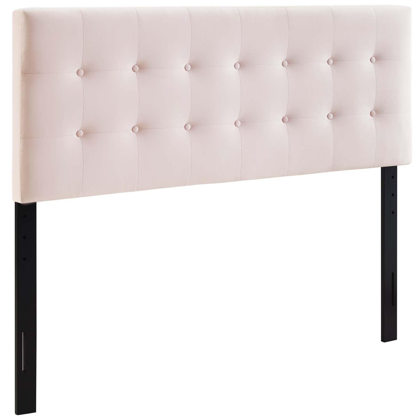 Modway Emily Queen Biscuit Tufted Performance Velvet Headboard FredCo