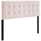 Modway Emily Queen Biscuit Tufted Performance Velvet Headboard FredCo